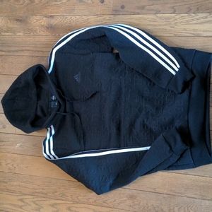 Adidas black hoodie size small